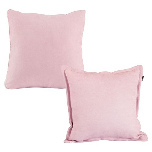 Set de 2 Cojines Decorativos Dicasa Pink KappaOne + ZitaOne Rosa CZD