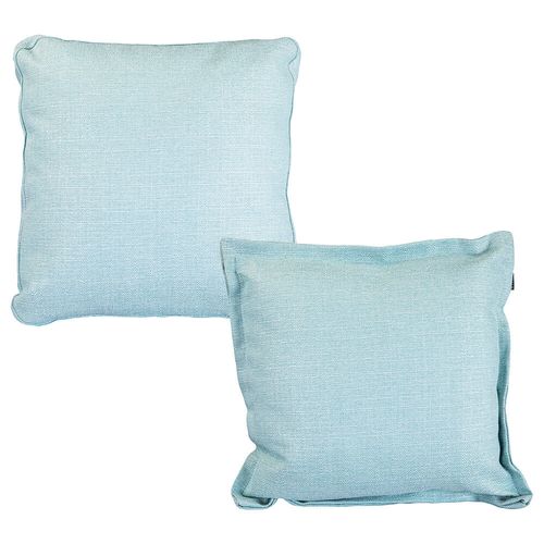 Set 2 Cojines Decorativos Dicasa Tred KappaOne + ZitaOne Turquesa CZD