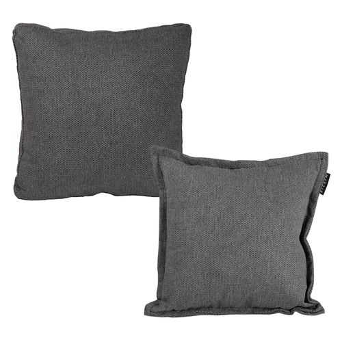 Set de 2 Cojines Decorativos Dicasa Rivoli KappaOne + ZitaOne Gris CZD