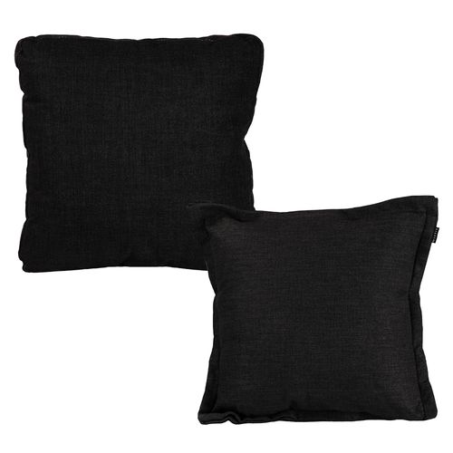 Set de 2 Cojines Decorativos Dicasa Belu KappaOne + ZitaOne Negro CZD
