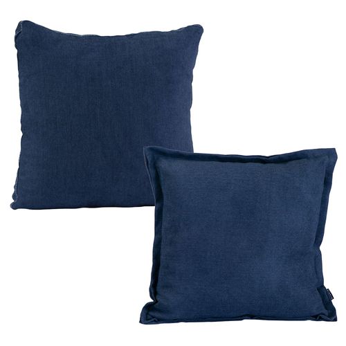 Set de 2 Cojines Decorativos Bless KappaOne + ZitaOne Azul Marino CZD