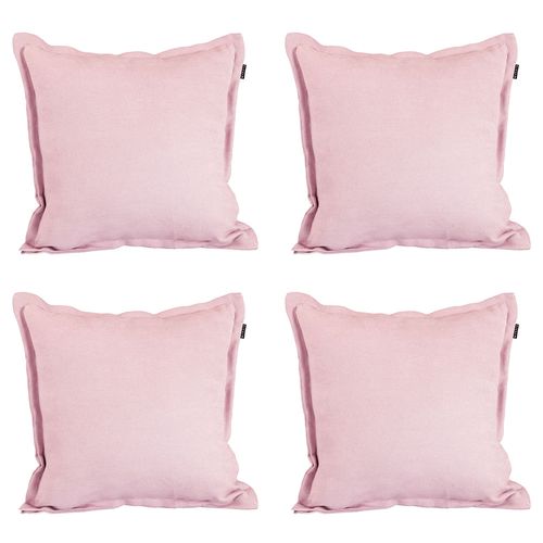 Set de 4 Cojines Decorativos Dicasa Pink KappaOne Rosa CZD