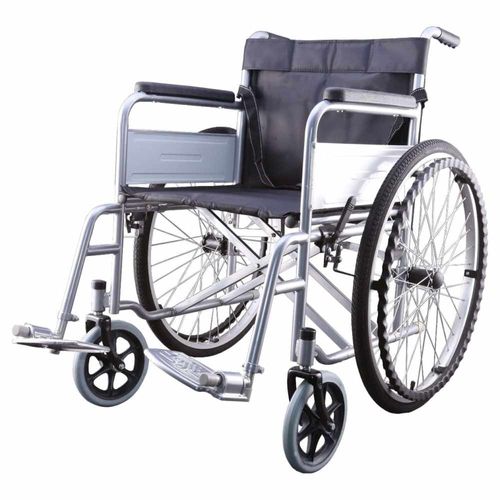 Silla De Ruedas Llanta Todo Terreno Medico Plegable Uso Rudo