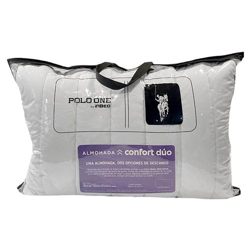 Almohada confort duo blanco Polo One ks