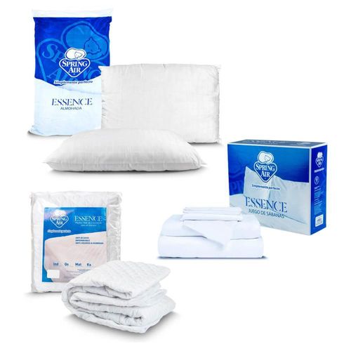 Almohadas + Set de Blancos Matrimonial Spring Air