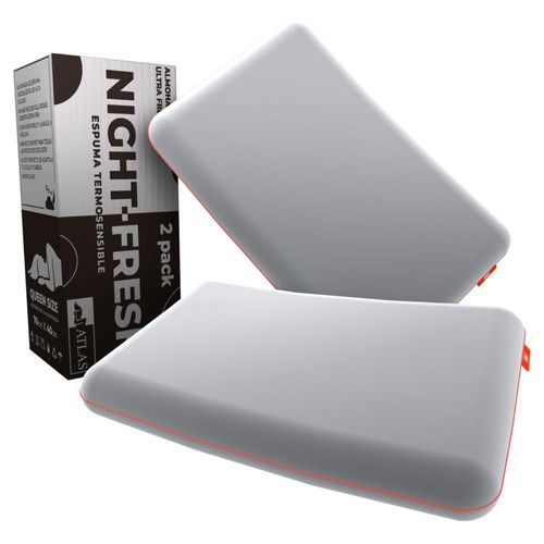 Almohada de Memory Foam QS 2 Pack Night Fresh
