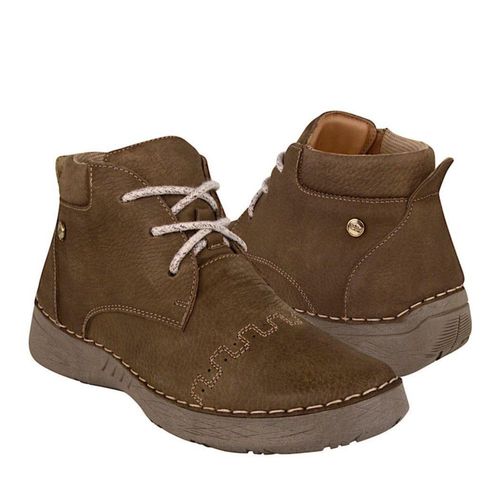BOTINES DAMA LOBO SOLO 5682 PIEL CAFÉ