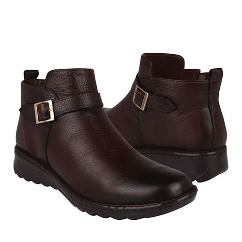 BOTINES DAMA LOBO SOLO 5948 PIEL CAFÉ