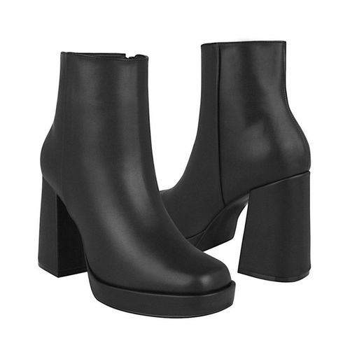 BOTINES DAMA STYLO 25501 SIMIPIEL NEGRO