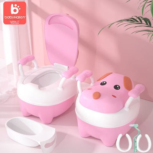 Entrenador de Baño infantil Xiao Ha Lun Rosa