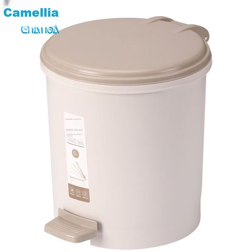 Bote de basura multiusos 6L beige