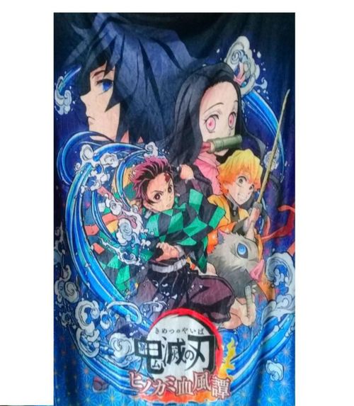 Cobija Frazada Ultra Suave Kimetsu no Yaiba