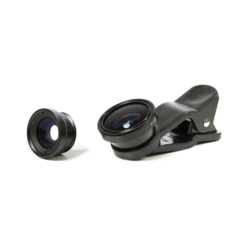Kit de lentes 3 piezas BSP-LNSKT1BK Bower color negro para celular