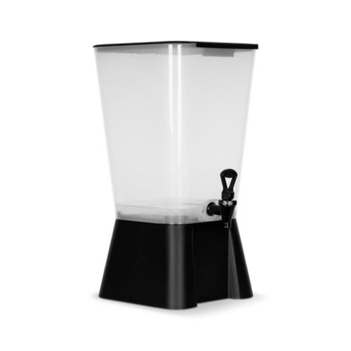 Dispensador de bebidas Caledonia, polipropileno resistente, válvula manual, 19 litros, DISBE-19
