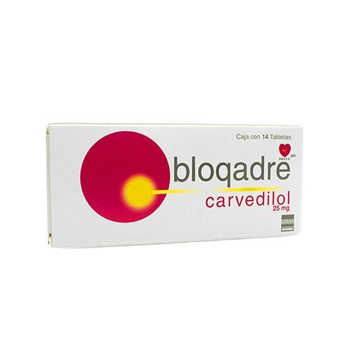 BLOQADRE CARVEDILOL 25 mg Tableta