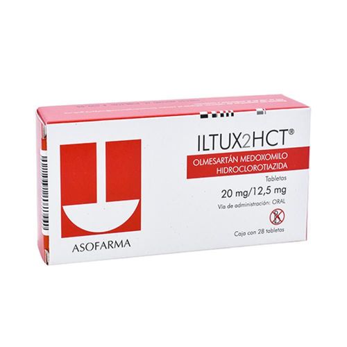 ILTUX2HCT HIDROCLOROTIAZIDA - OLMESARTAN 12.5/20 mg Tableta