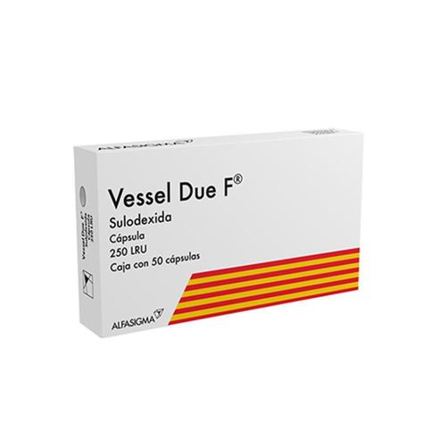 VESSEL DUE-F  SULODEXIDA 250LRU Cápsula