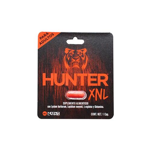 HUNTER XNL L-ARGININA - GLUTAMINA 500 mg Cápsula