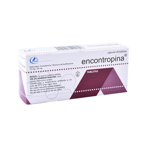 ENCONTROPINA KETOROLACO - BUTILHIOSCINA 10/20 mg Tableta