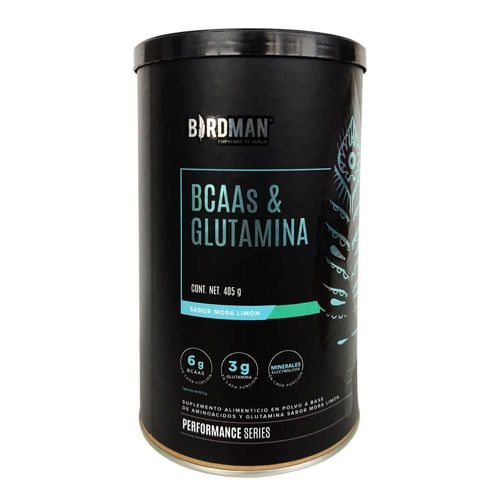 BCAAS Y GLUTAMINA MORA - LIMON BCAAS (LEUCINA - ISOLEUCINA - VALINA) -