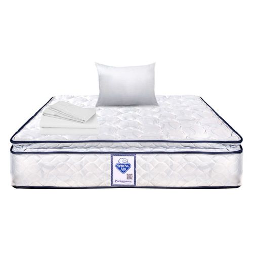 Colchón Panama City Individual + 1 Almohada + Sabanas Individual Ensueño