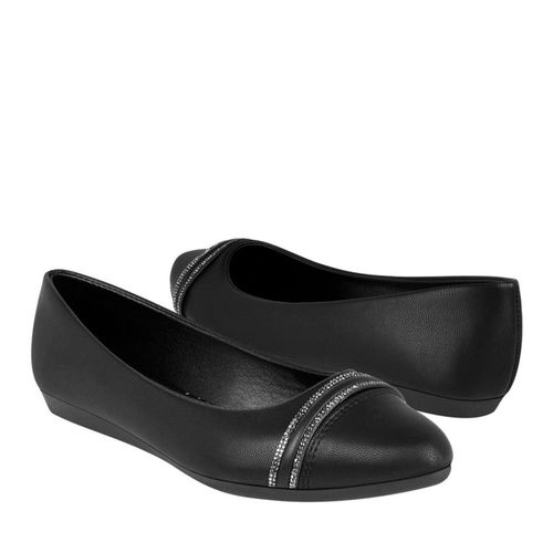 ZAPATOS CASUALES DAMA STYLO 18839 SIMIPIEL NEGRO