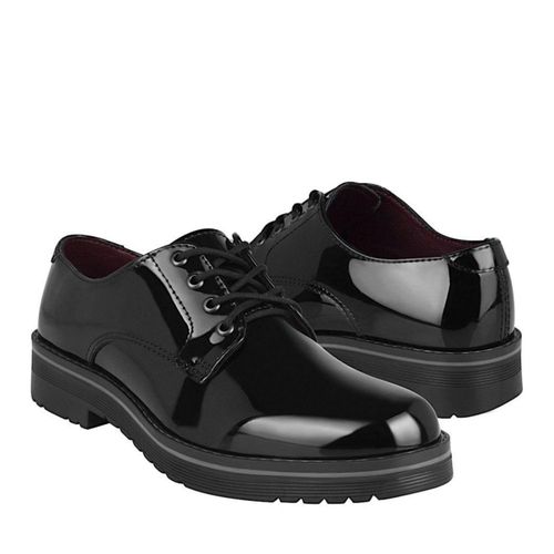 ZAPATOS OXFORD DAMA GREEN LOVE 93120 CHAROL NEGRO