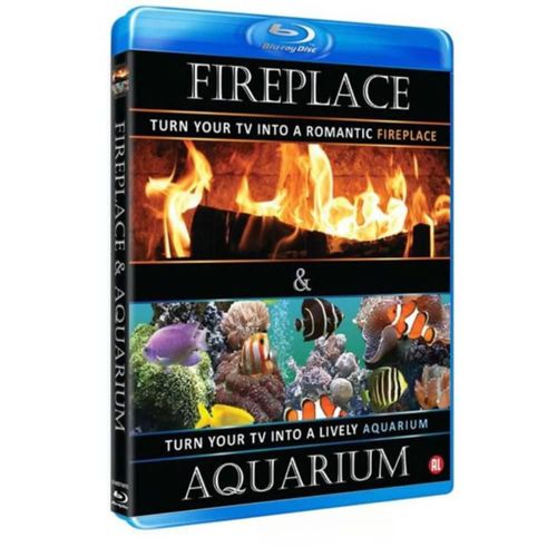 Videos de fondo para pantalla Basariworld Cosy Fire & Blue Waters DVD