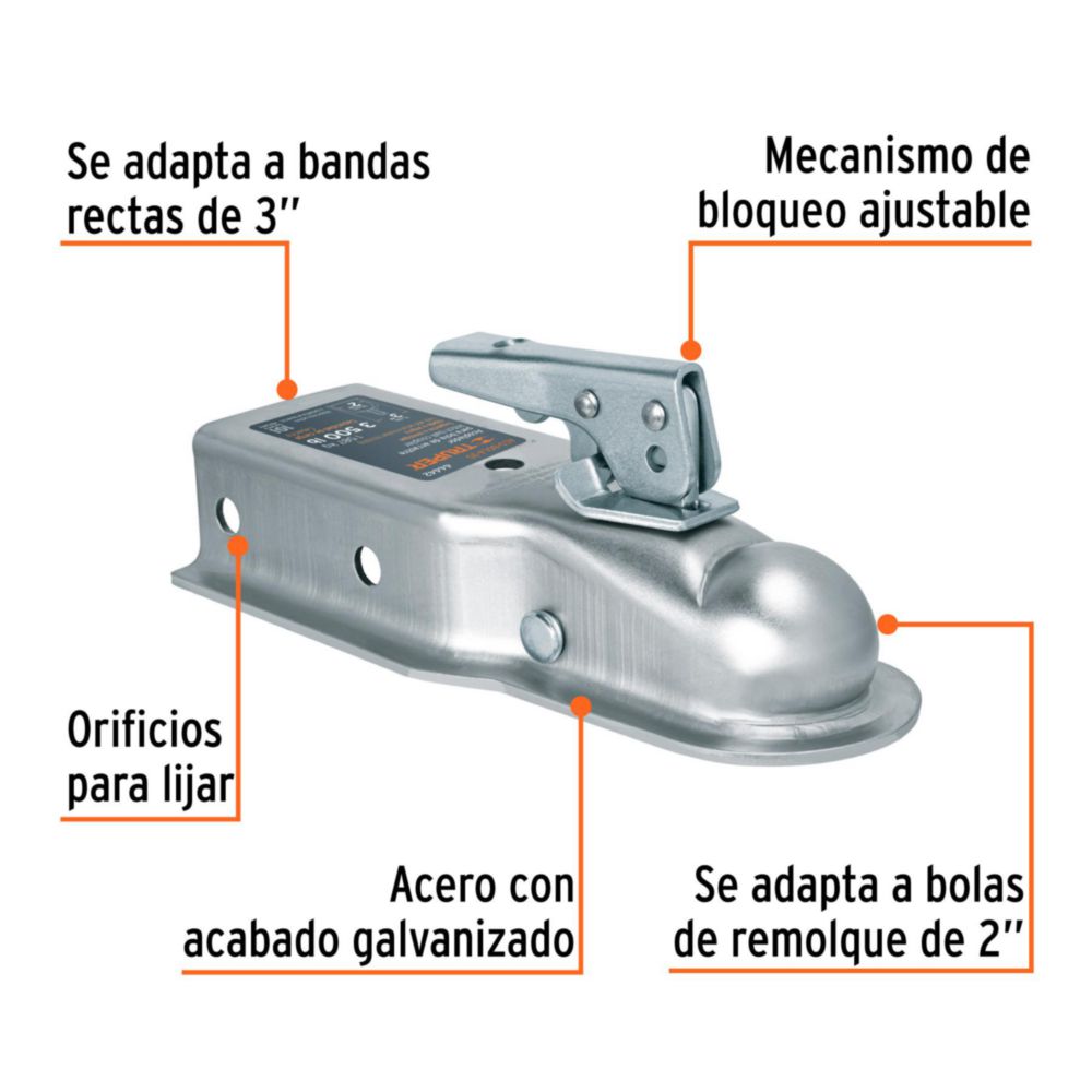 Acoplador Para Remolque Fiero 44442