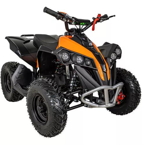 Cuatrimoto Motor Gasolina 49cc Niños Montable Atv 45km/h Naranja Little Monkey