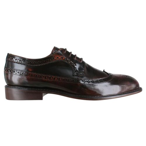 Zapato Vestir Hombre Enzo Frini 701 Camaleón Café Cuero Casual