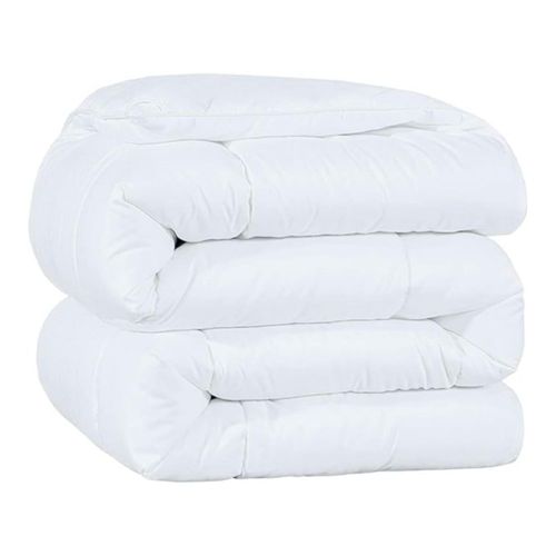 Edredón Bluelander Matrimonial Hipoalergénico Acolchado Reversible Blanco