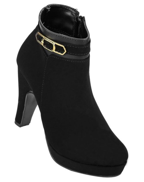 Botín Mujer Formal Tacón Negro Vifra 08003701