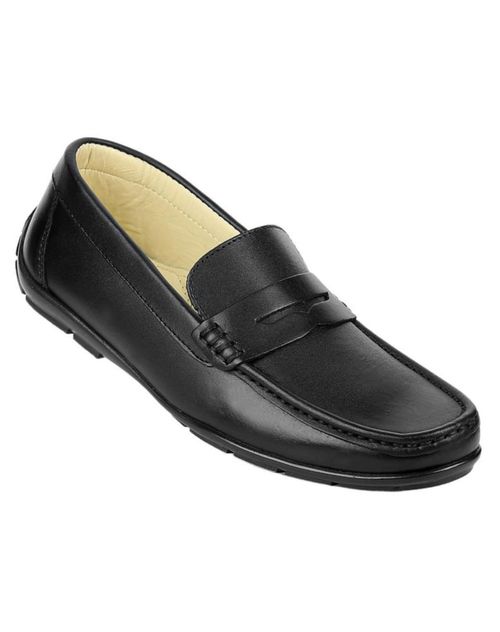 Zapato Hombre Mocasín Vestir Negro Piel Alexander 10403702