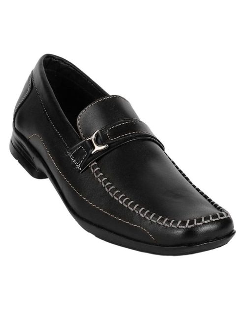 Zapato Hombre Mocasín Casual Negro Piel Sebastian 14903801