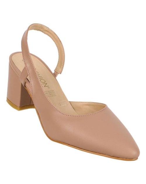 Zapatilla Mujer Tacón Beige Stfashion 00303902