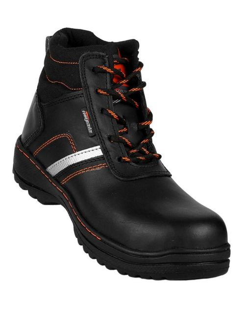 Botín Hombre Industrial Casquillo Negro Piel Impala 02403900