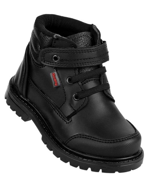 Zapato Niño Escolar Botín Negro Guany 13203701