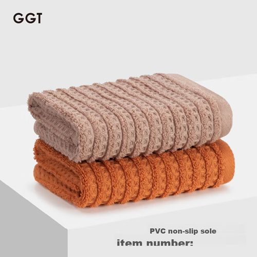Toalla de baño de waffle 35x71cm rosa y naranja