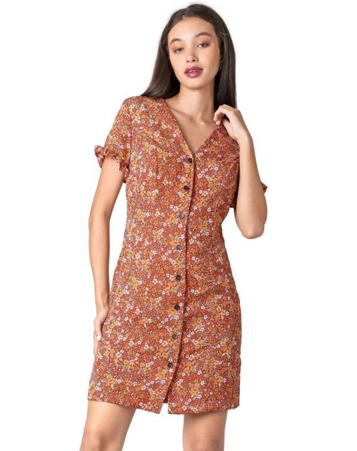 Vestido Mujer Naranja Stfashion 53005023