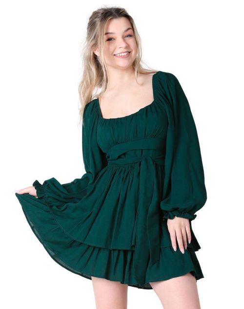 Vestido Mujer Formal Verde Stfashion 79304840
