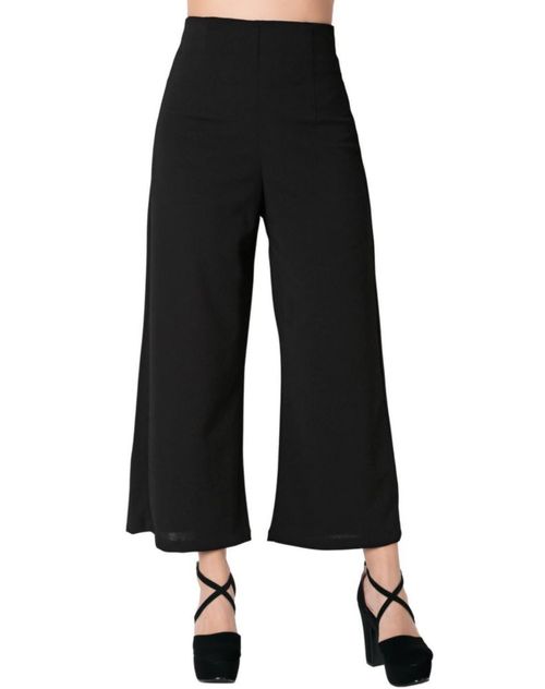 Pantalón Mujer Moda Recto Negro Stfashion 52404631
