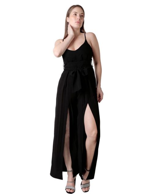 Jumpsuit Mujer Casual Negro Stfashion 79305029