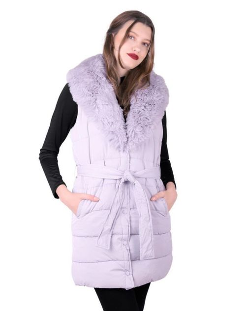 Chaleco Mujer Invernal Sin Capucha Lila Roosevelt 50105279 morado