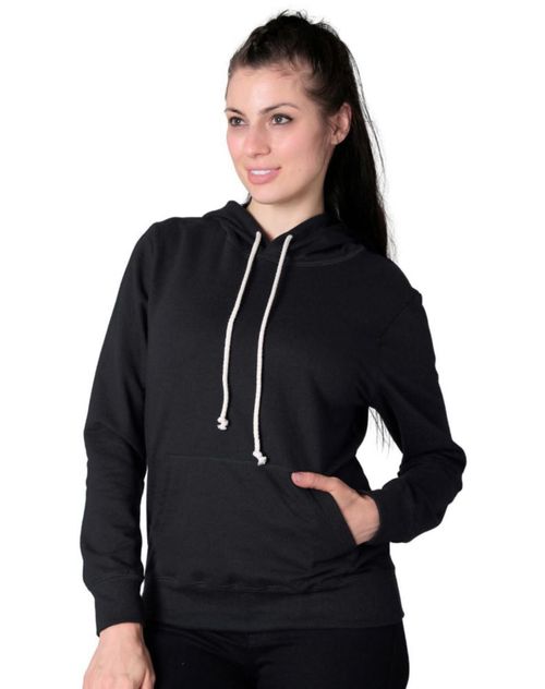 Sudadera Mujer Básico Con Capucha Negro Optima 56504041