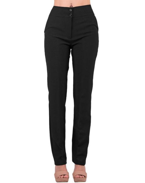 Pantalón Mujer Vestir Recto Negro Stfashion 79304059