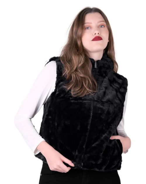 Chaleco Mujer Invernal Negro Stfashion 54404842