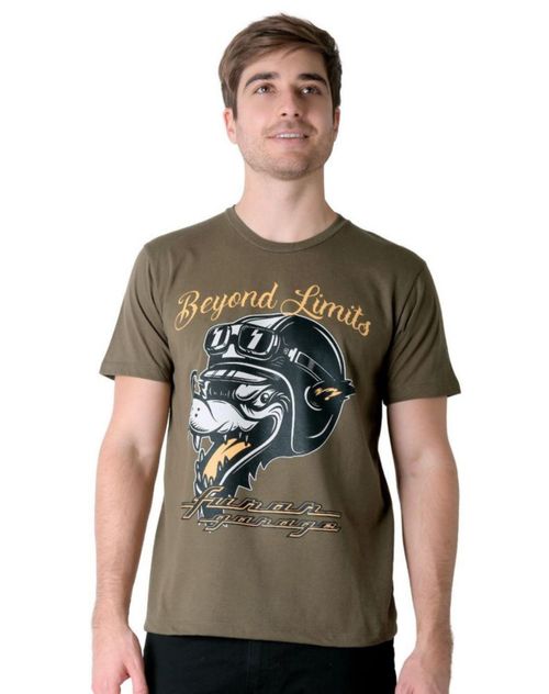 Playera Hombre Moda Camiseta Verde Furor 62107028