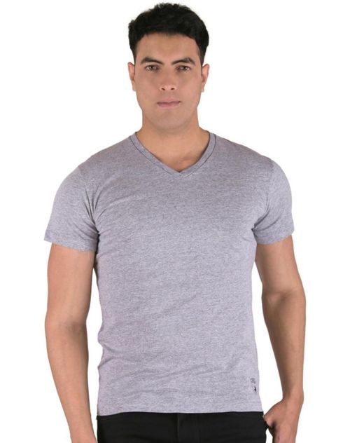 Playera Hombre Básico Gris Long Beach Polo Club 64503401