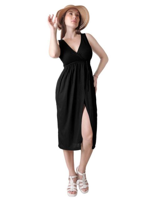 Vestido Mujer Casual Negro Stfashion 52405003